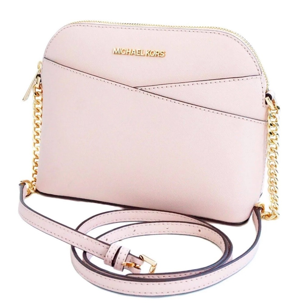 MICHAEL KORS
Jet Set Travel Medium Dome Crossbody Bag
Powder Blush 
NWT - Picture 10 of 16